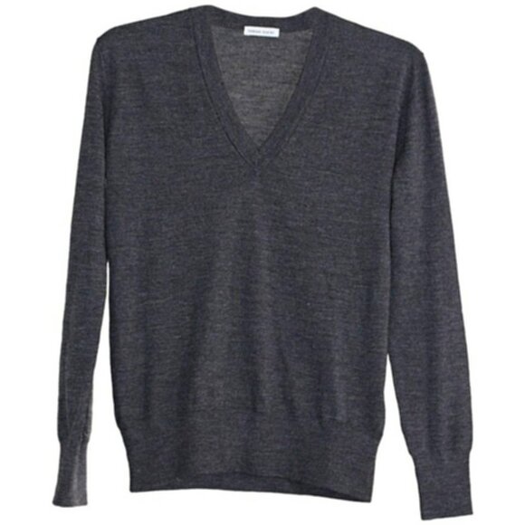 Tomas Meier  *formerly Bottega Veneta - Deep V-Neck Lightweight Wool Pullover XS - Picture 1 of 9